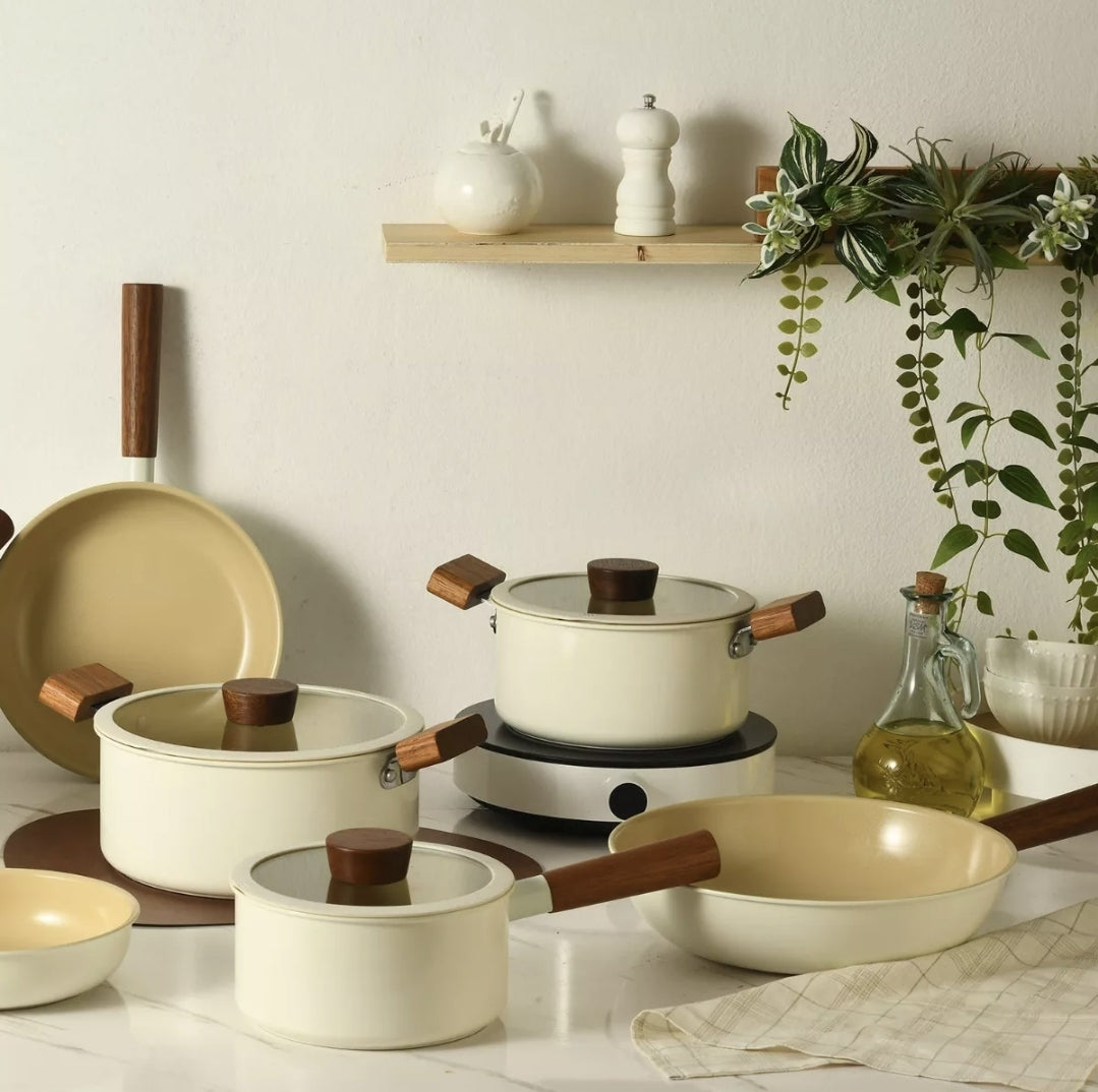 Bateria de cocina 9pz Chefkoch