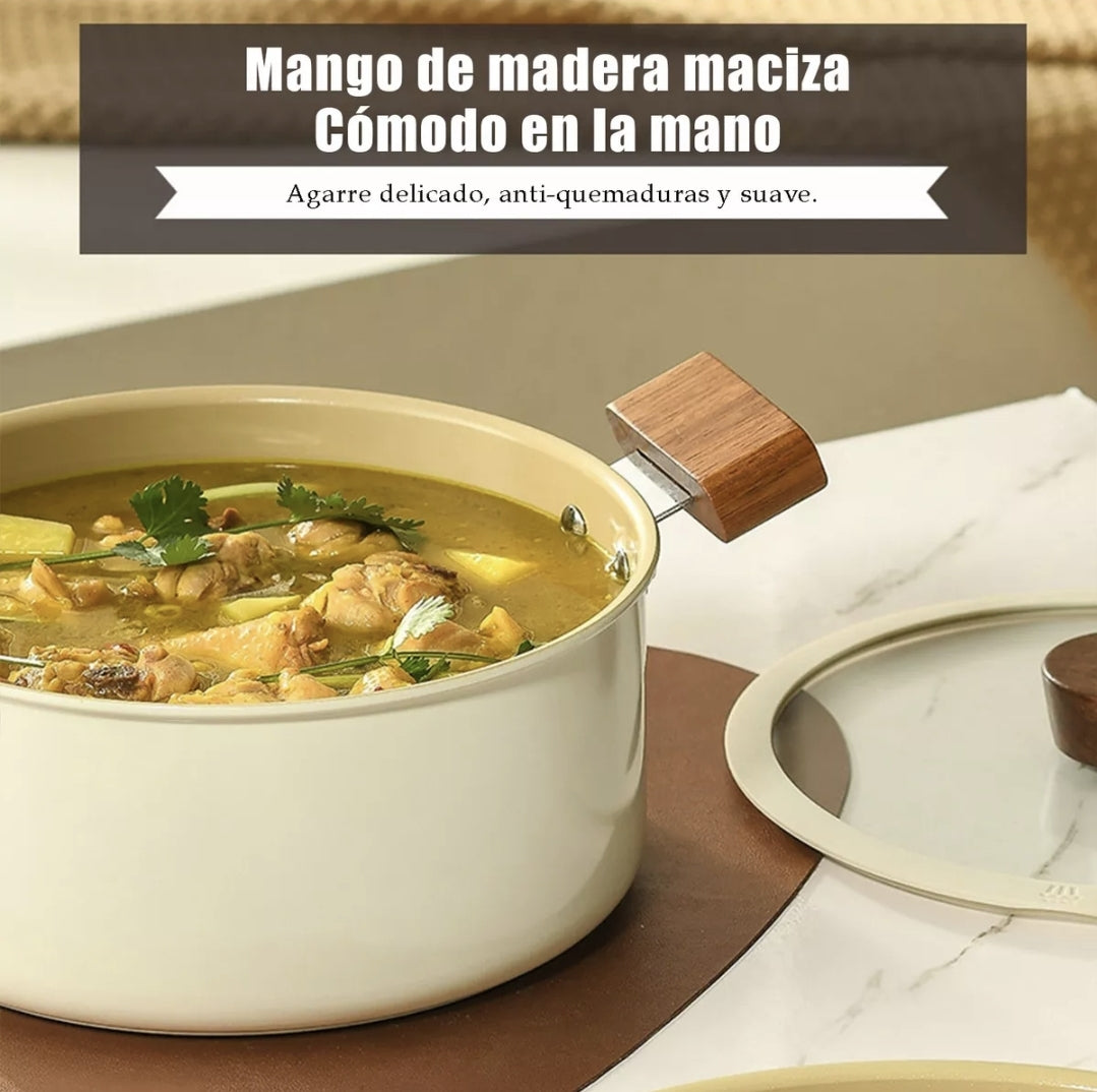 Bateria de cocina 9pz Chefkoch