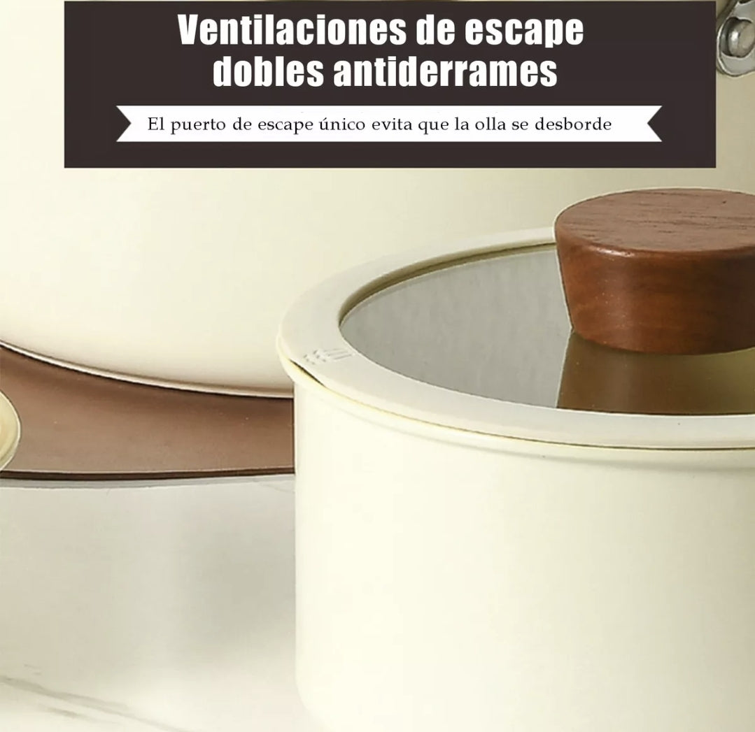 Bateria de cocina 9pz Chefkoch