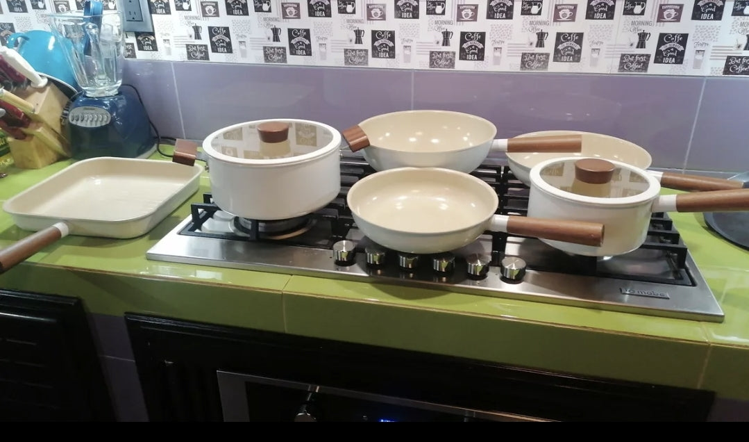 Bateria de cocina 9pz Chefkoch