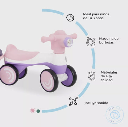 Carrito montable musical con Burbujas y Luz