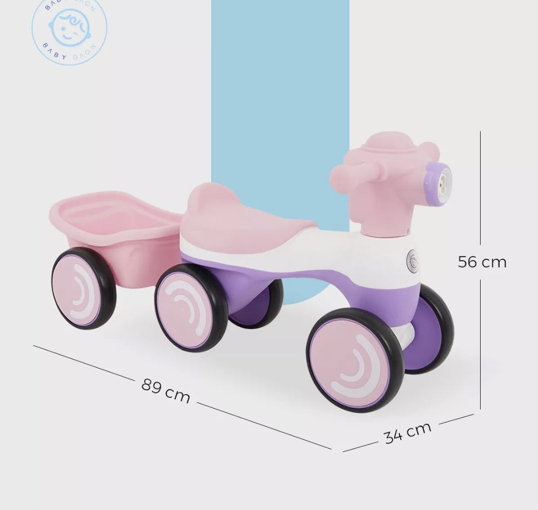 Carrito montable musical con Burbujas y Luz