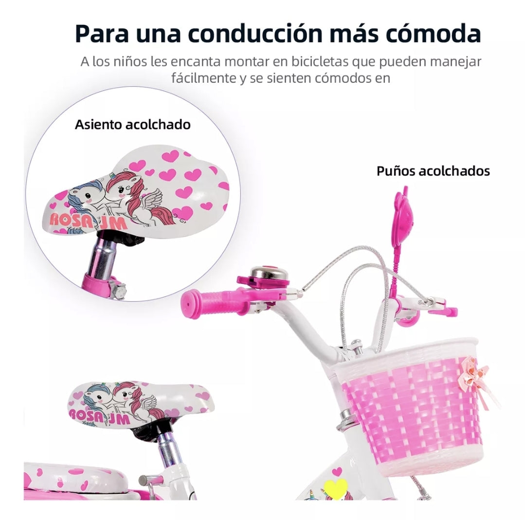 Bicicleta infantil R12 niña