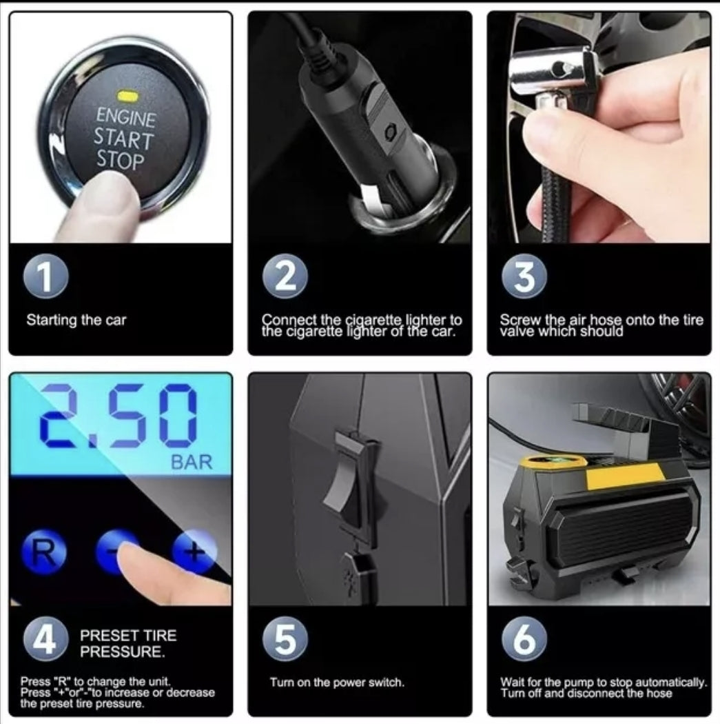 Compresor de auto LCD