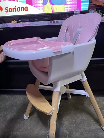 Silla alta para bebé 4 en 1