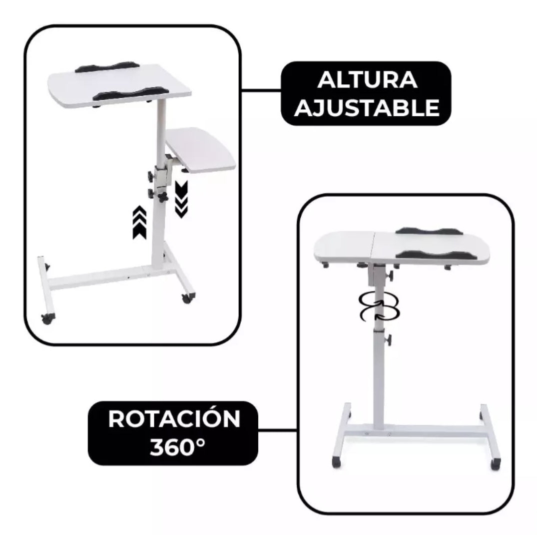 Mesa Auxiliar de sofá plegable para Laptop 60cm