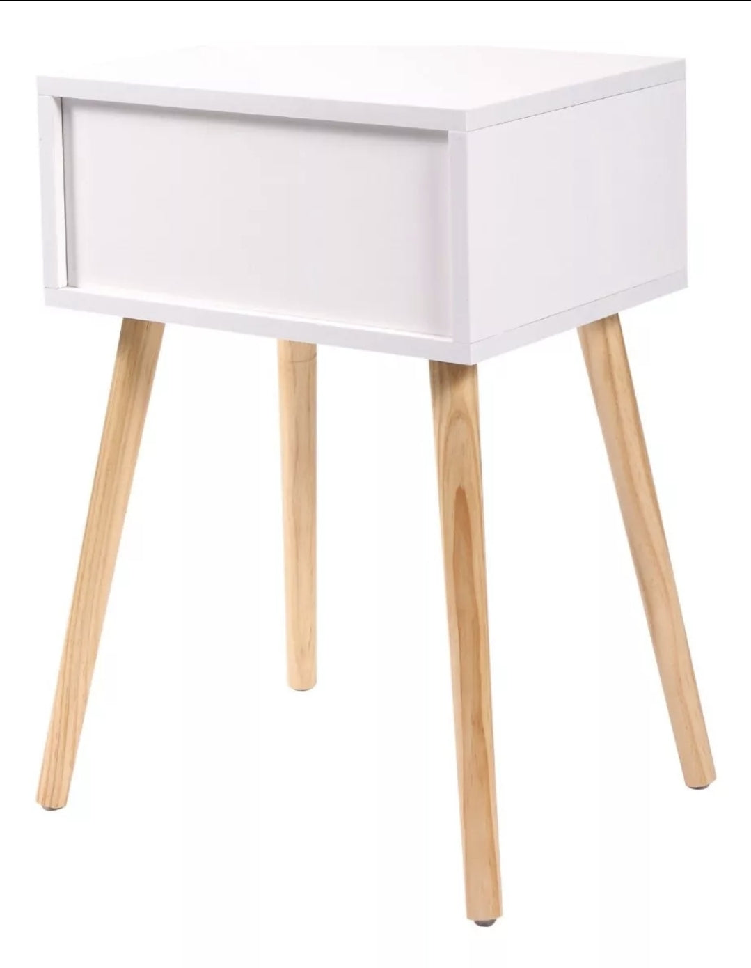 Mesita con cajón estilo minimalista