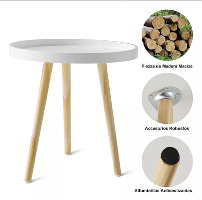 Mesa Auxiliar redonda 40cm