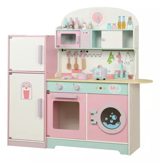 Cocinita infantil con lavadora 101x29x101cm