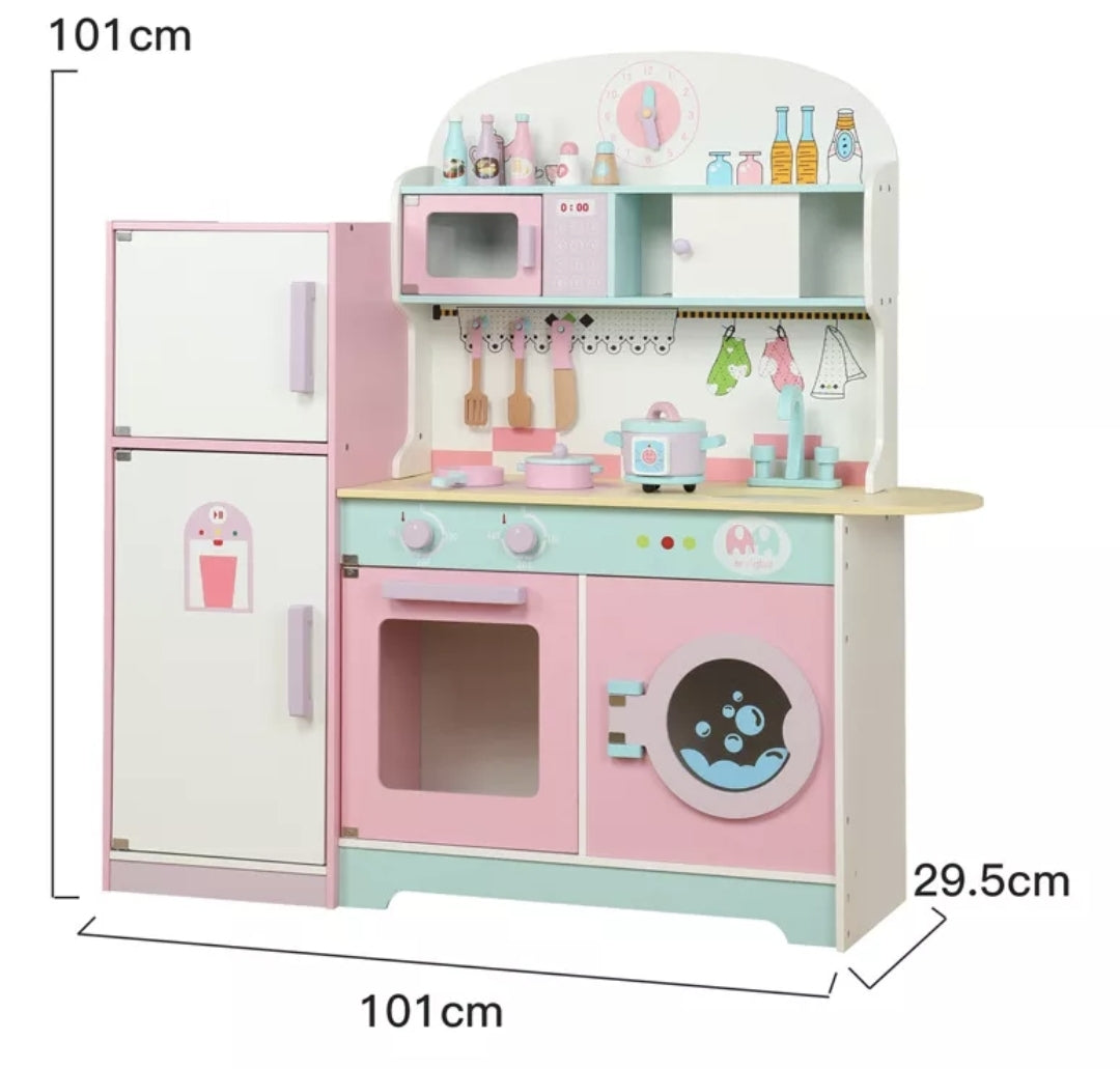 Cocinita infantil con lavadora 101x29x101cm