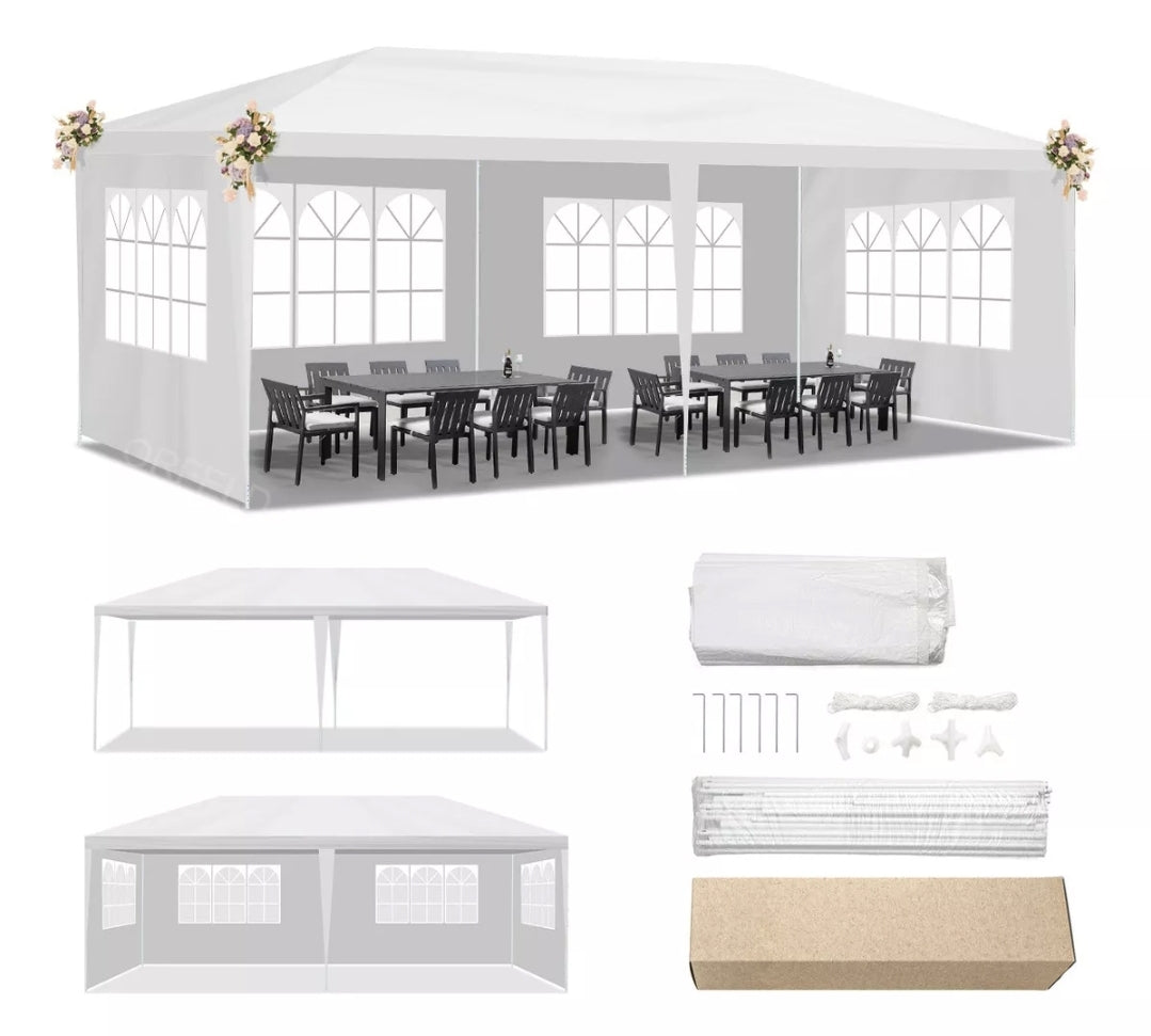 Toldo carpa 6x3m para jardín