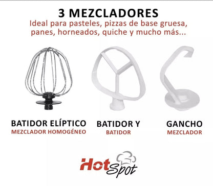 Batidora de pedestal Hot Spot 800w 6 velocidades