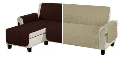Protector cubre sala tipo L Reversible