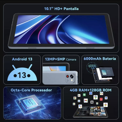 Tablet Cubot TAB 60 Ram 80GB memoria 128GB 10.1" Android 13