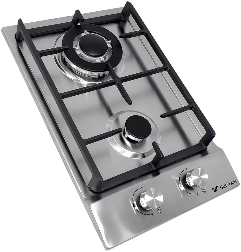 Parrilla GUTSTARK 2 quemadores acero inoxidable