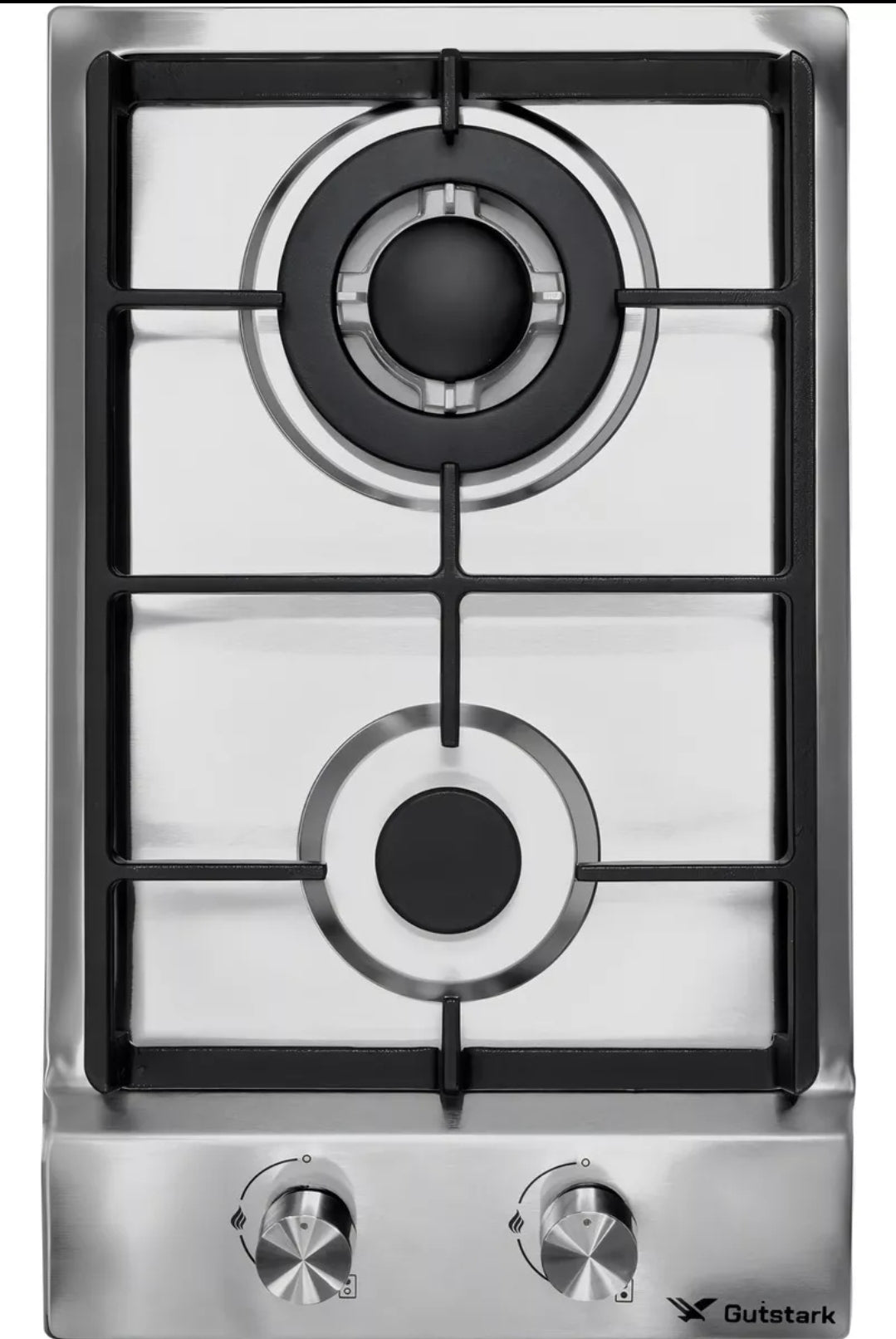 Parrilla GUTSTARK 2 quemadores acero inoxidable