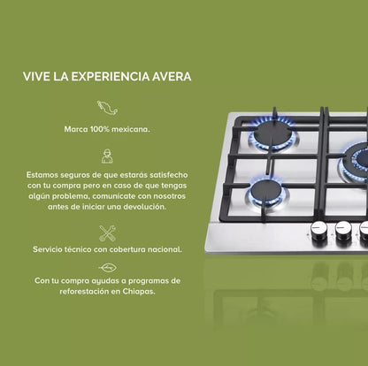 Parrilla Avera a gas  5 quemadores