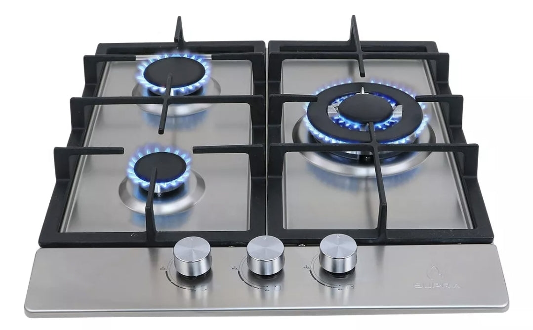 Supra parrilla a gas 3 quemadores