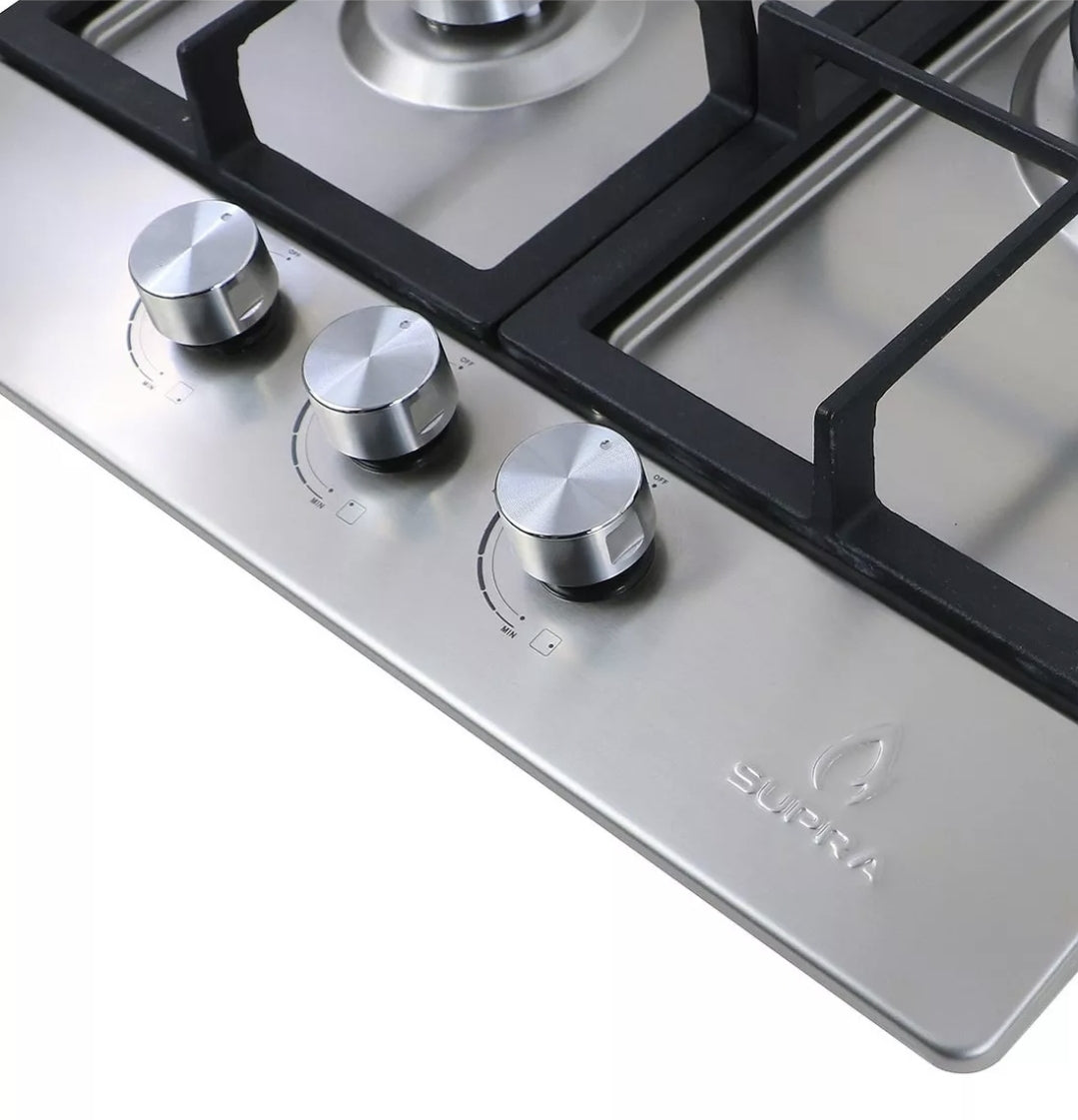 Supra parrilla a gas 3 quemadores