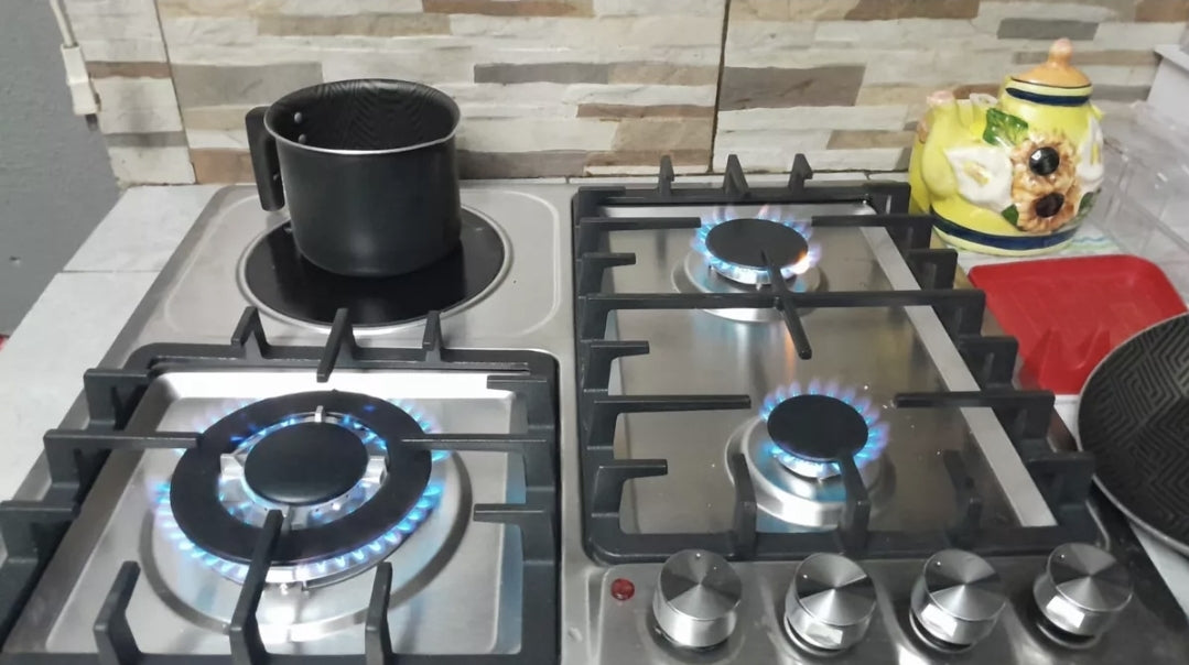 Parrilla de gas acero inoxidable eléctrica cerámica