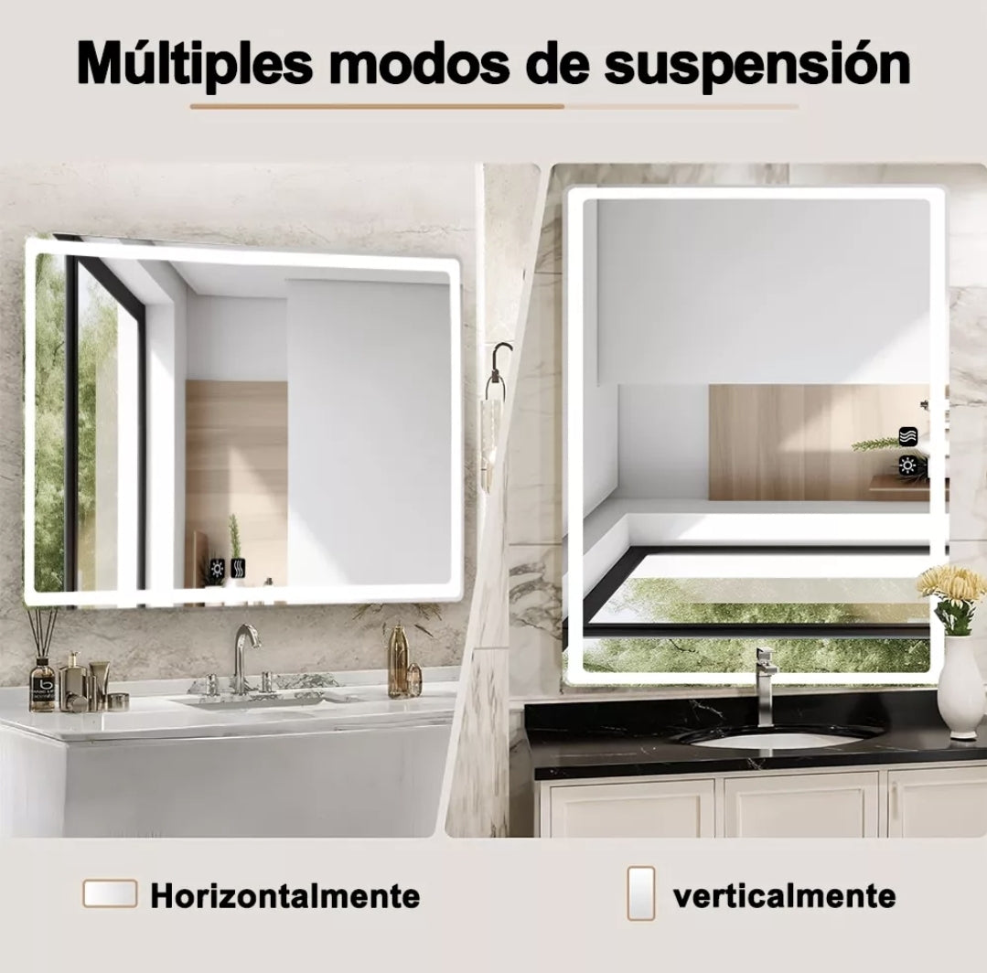 Espejo LED 100x80cm