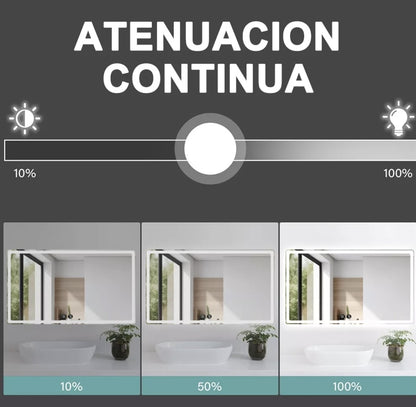 Espejo LED 100x80cm