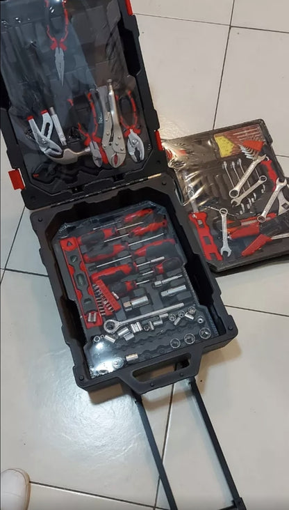 Juego De Herramientas De Taller Mecánico 191 Piezas Teeno