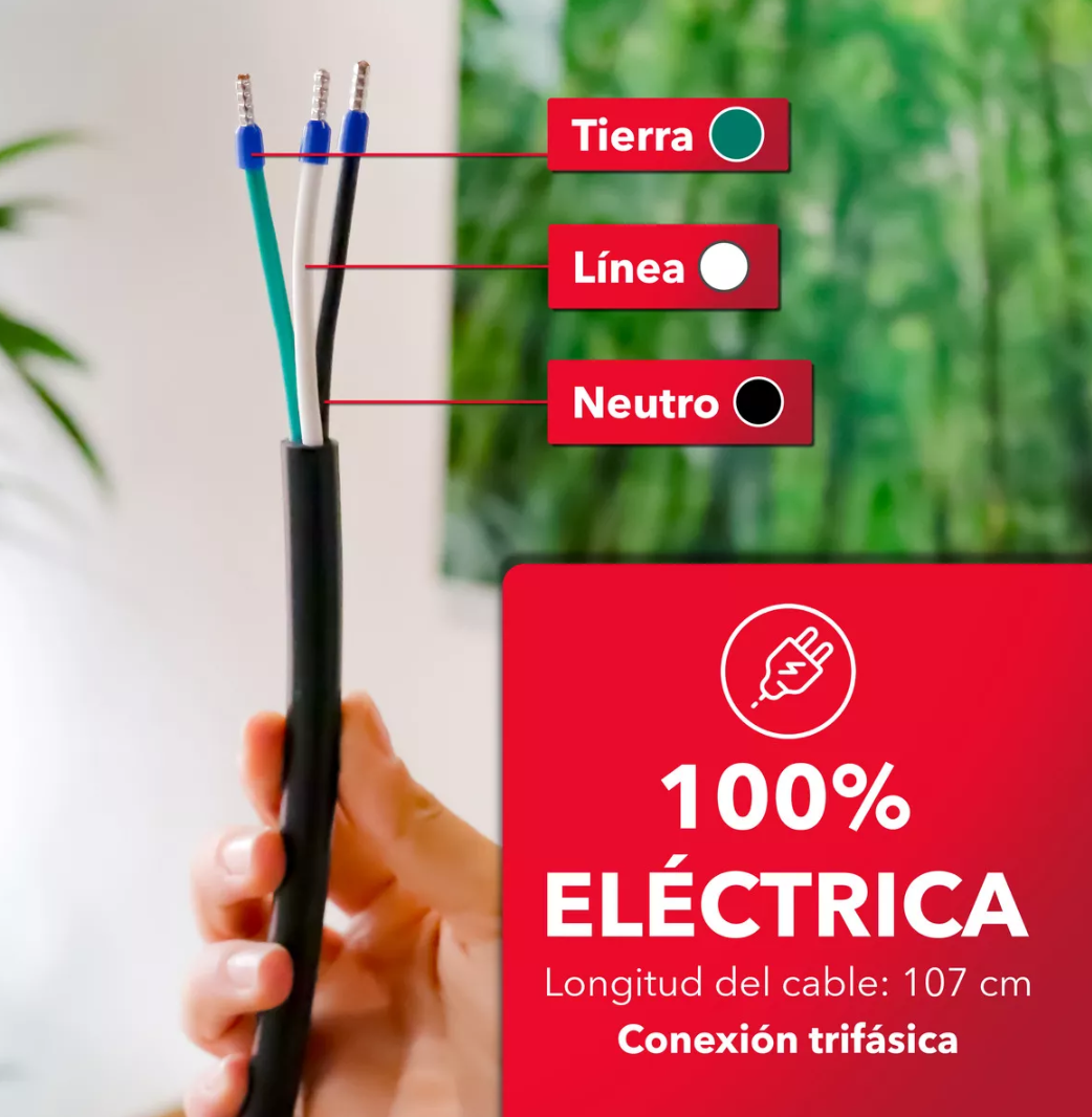 Parrilla de inducción 4 quemadores vidrio templado