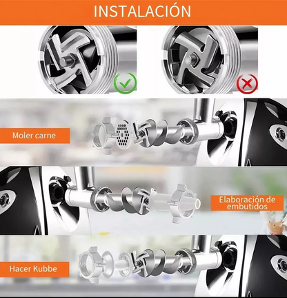 Molino de carne eléctrico 2800 wats