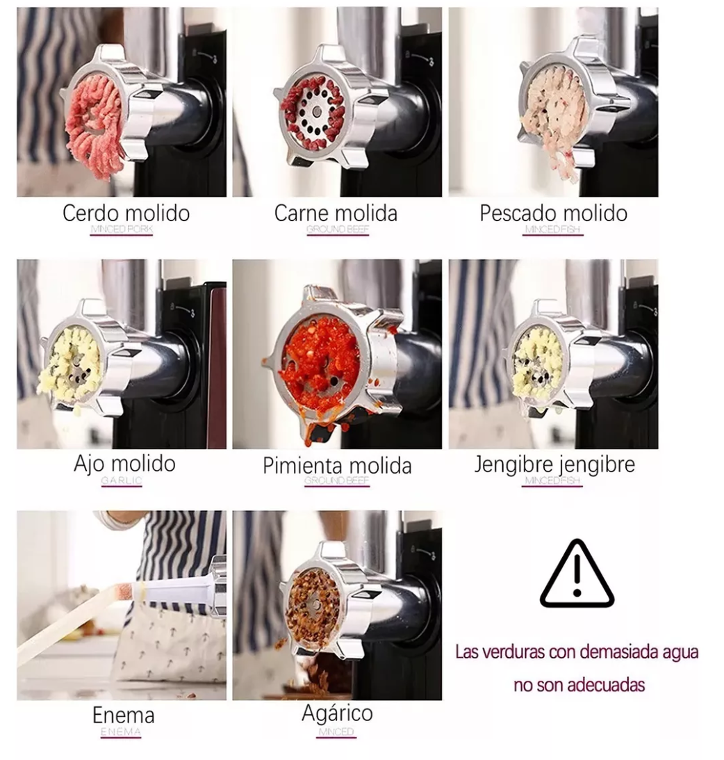 Molino de carne eléctrico 2800 wats