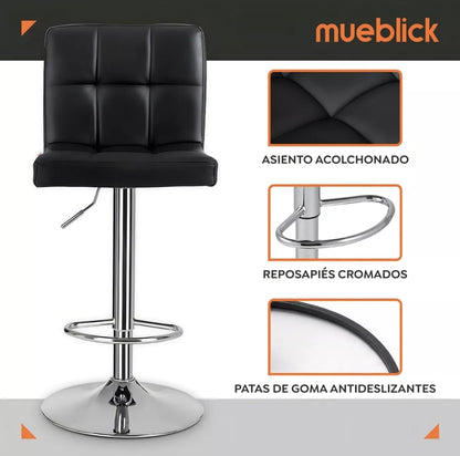 Set de 2 bancos altura regulable