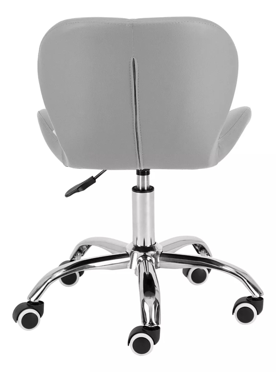 2 sillas de escritorio moderna cromada