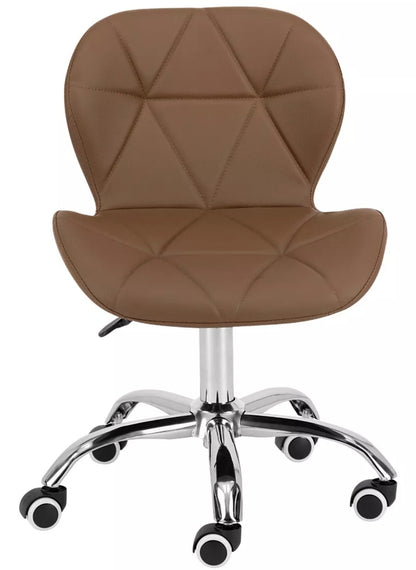 2 sillas de escritorio moderna cromada