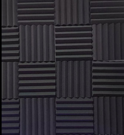 24 Paneles Acústicos Forma Cuña 30x30x5 CM