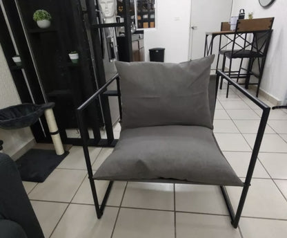 Silla individual Estructura metálica con cojín
