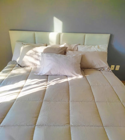 Set 7 Pzas Edredón Queen Size Fundas de almohada Juego de Sabanas
