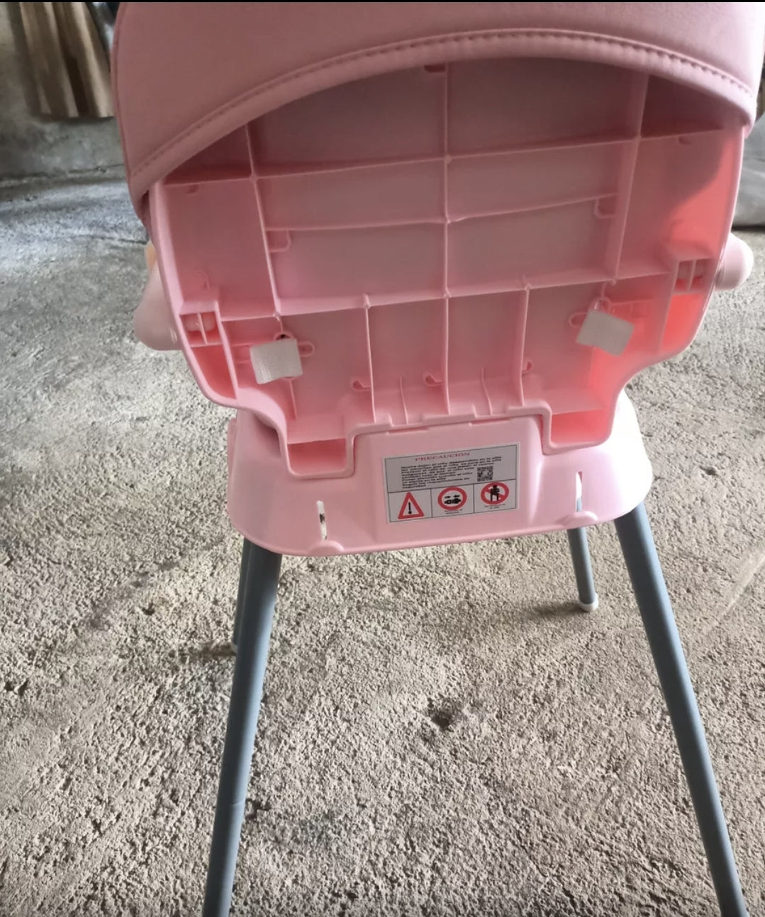 Silla Periquera Para Bebe Alta Plegable Portátil 3 En 1