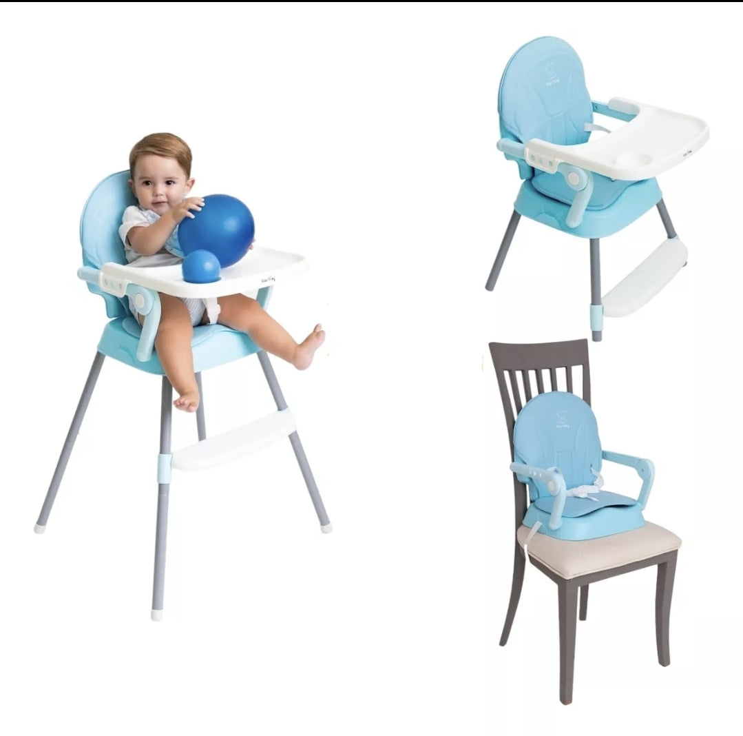 Silla Periquera Para Bebe Alta Plegable Portátil 3 En 1
