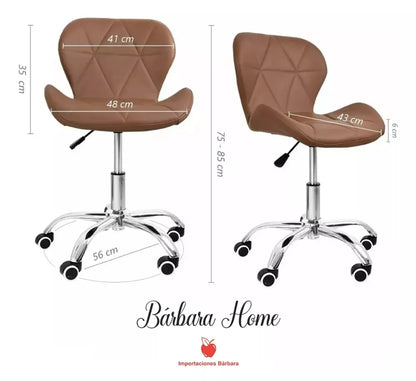 Silla De Oficina Vinipiel Con Rueditas 1 pieza