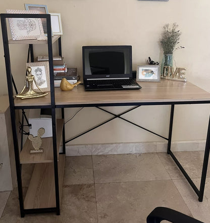 Escritorio de melamina 120cm x 122cm x 60cm