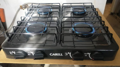 Parrilla de mesa 4 quemadores GARELL