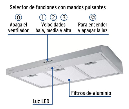 Campana de extracción FOSET 80cm