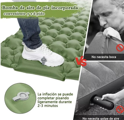 Colchón inflable para acampar Doble
