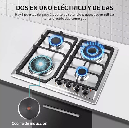 Parrilla a gas eléctrica 4 Q