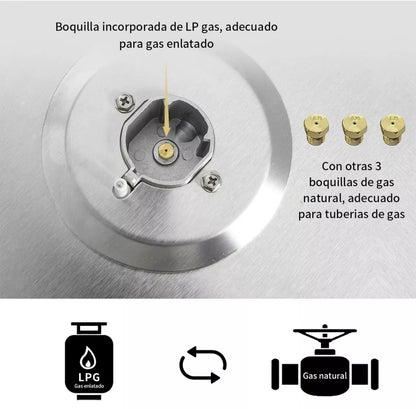 Parrilla a gas eléctrica 4 Q