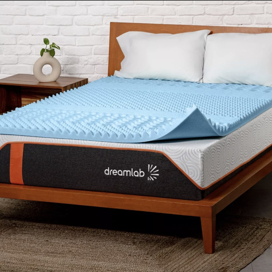 Colchoneta Memory Foam Topper Dreamlab 5 cm de grosor con Gel