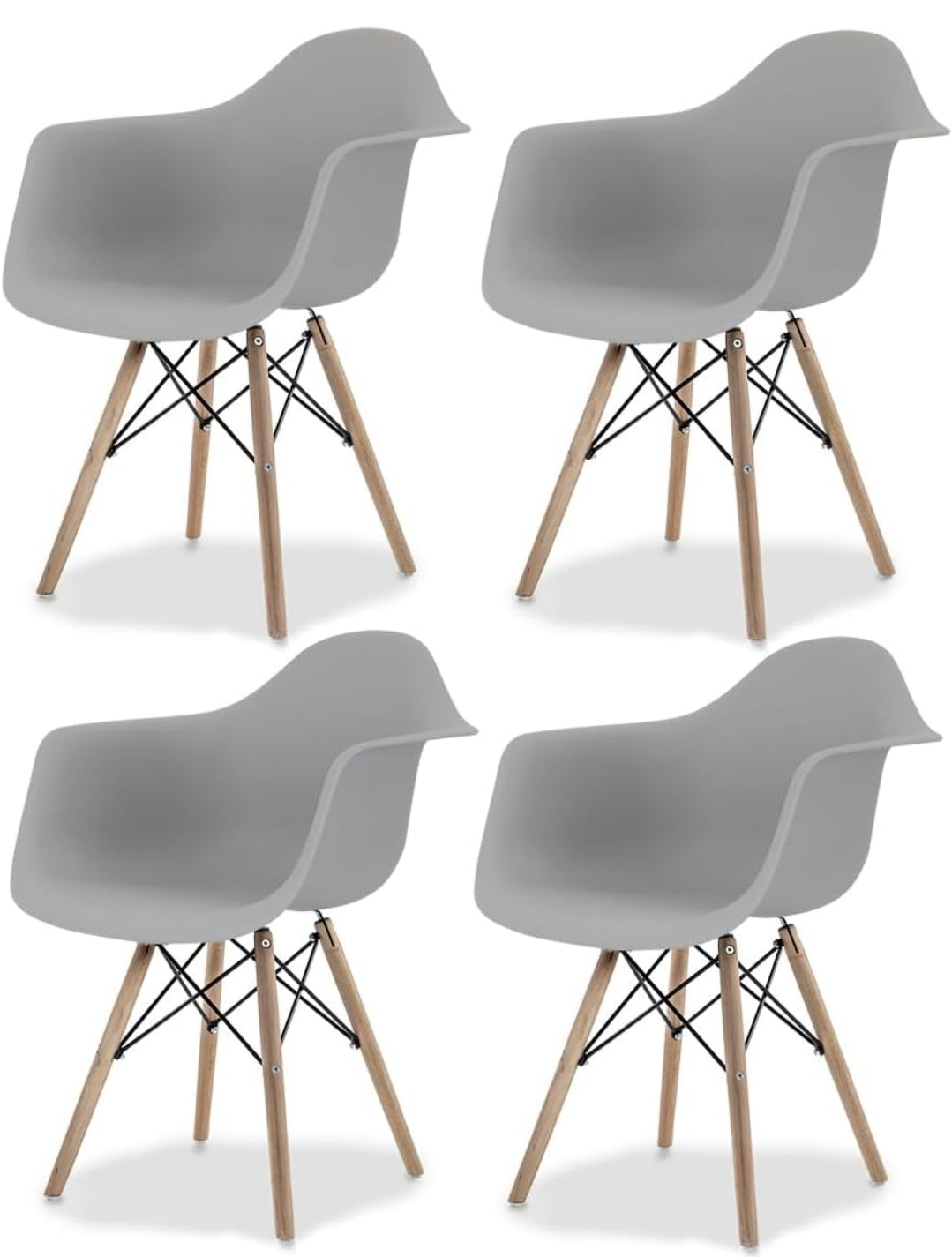 GAON Mirel. Set 4 Sillas ergonómicas para Comedor Vessel