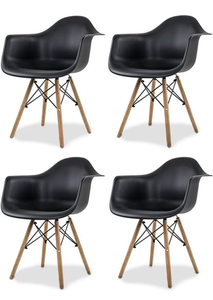 GAON Mirel. Set 4 Sillas ergonómicas para Comedor Vessel