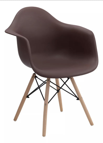 Sillas Minimalistas Eames Arm Paquete De 4 Unidades