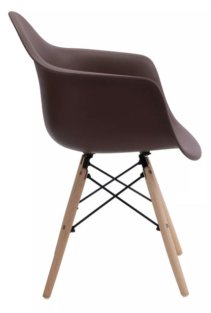 Sillas Minimalistas Eames Arm Paquete De 4 Unidades